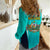 Australia Soccer Women Casual Shirt Matildas Sporty Turquoise Version - Wonder Print Shop