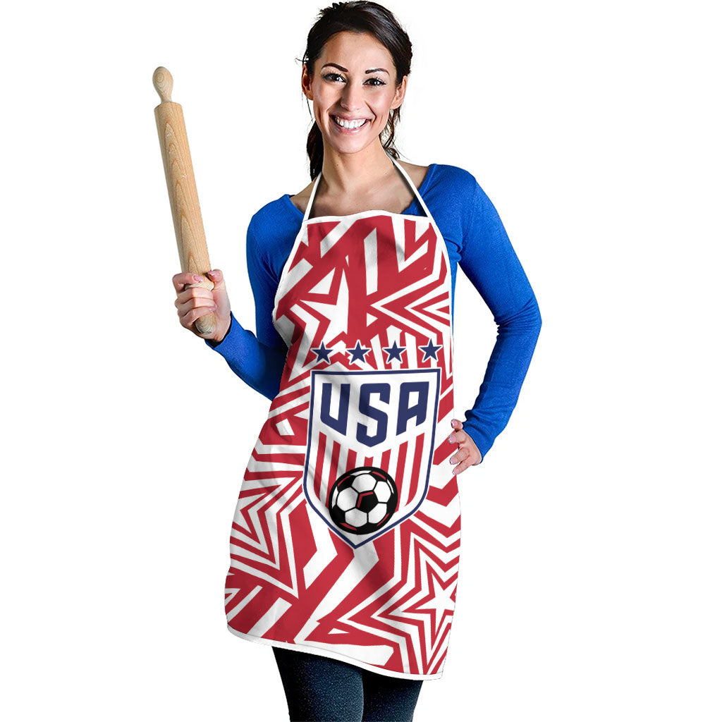 Soccer 2026 USA Apron Red Star Stylized