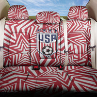 Soccer 2026 USA Back Car Seat Cover Red Star Stylized