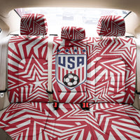 Soccer 2026 USA Back Car Seat Cover Red Star Stylized