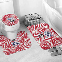 Soccer 2026 USA Bathroom Set Red Star Stylized