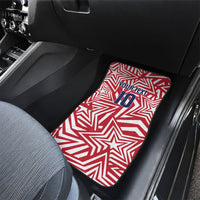 Custom Soccer 2026 USA Car Mats Red Star Stylized