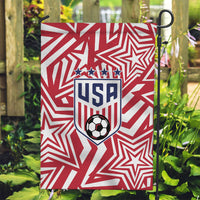 Soccer 2026 USA Garden Flag Red Star Stylized