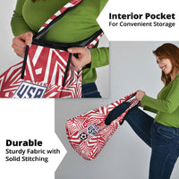 Soccer 2026 USA Grocery Bag Red Star Stylized