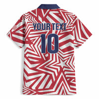 Custom Soccer 2026 USA Hawaiian Shirt Red Star Stylized