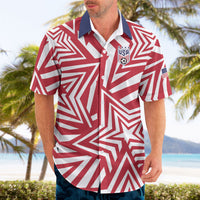 Custom Soccer 2026 USA Hawaiian Shirt Red Star Stylized