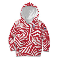 Custom Soccer 2026 USA Kid Hoodie Red Star Stylized