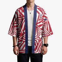 Custom Soccer 2026 USA Kimono Red Star Stylized