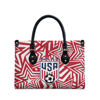Soccer 2026 USA Leather Bag Red Star Stylized