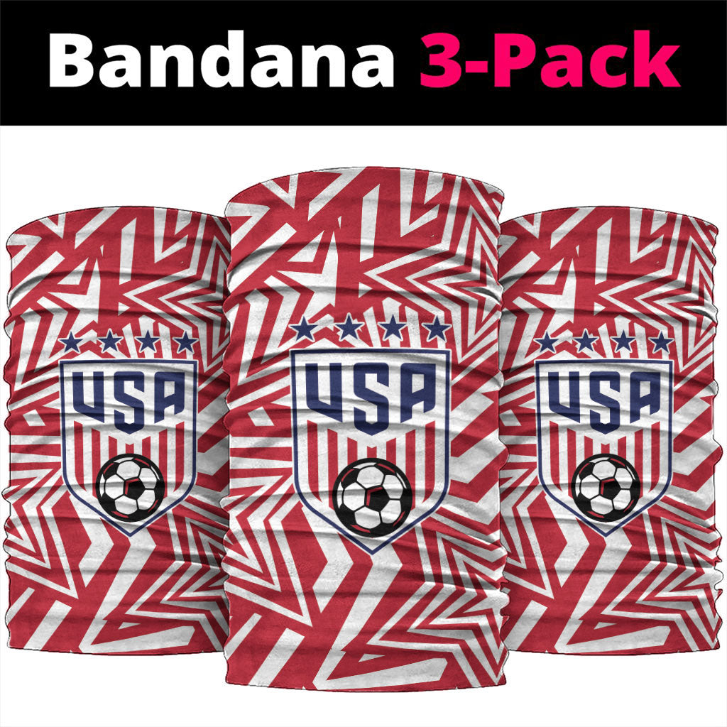 Soccer 2026 USA Neck Gaiter Red Star Stylized