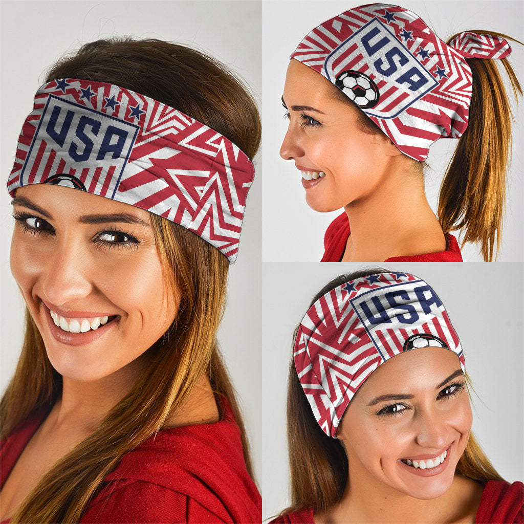 Soccer 2026 USA Neck Gaiter Red Star Stylized