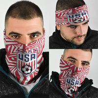 Soccer 2026 USA Neck Gaiter Red Star Stylized