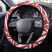 Soccer 2026 USA Steering Wheel Cover Red Star Stylized