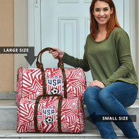 Soccer 2026 USA Travel Bag Red Star Stylized