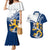 Finland Couples Matching Mermaid Dress and Hawaiian Shirt Suomi Lion With Lily of the Valley - Wonder Print Shop