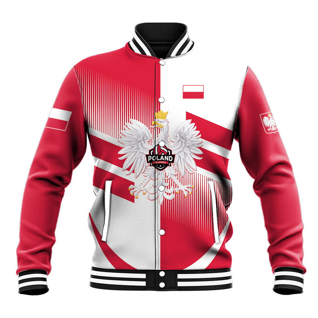 Custom Volleyball 2026 Poland 3rd Champions Baseball Jacket