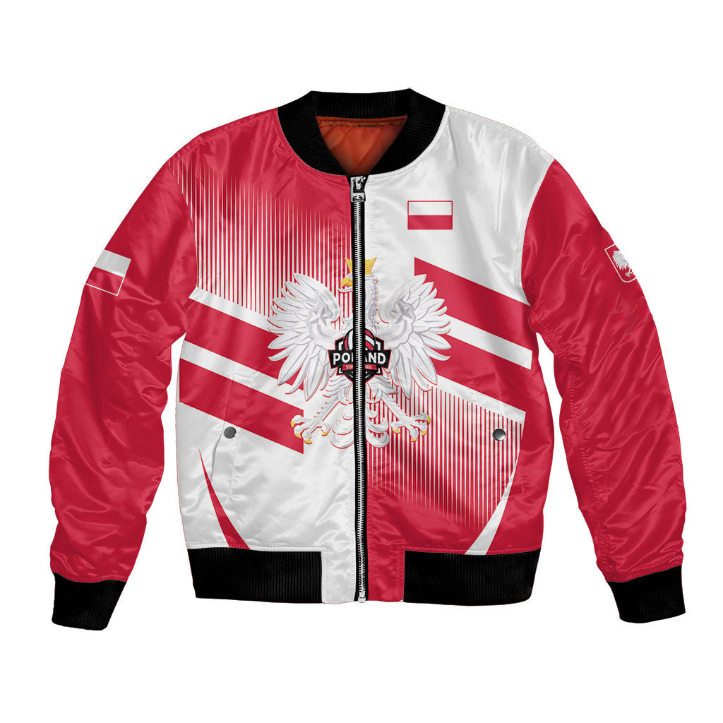 Custom Volleyball 2026 Poland 3rd Champions Bomber Jacket