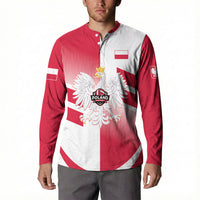 Custom Volleyball 2026 Poland 3rd Champions Button Sweatshirt