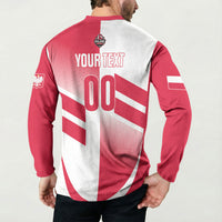 Custom Volleyball 2026 Poland 3rd Champions Button Sweatshirt