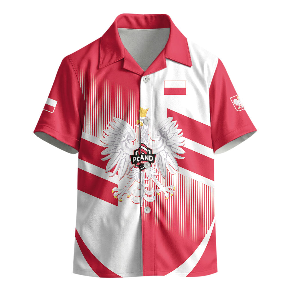 Custom Volleyball 2026 Poland 3rd Champions Kid Hawaiian Shirt