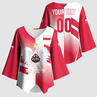 Custom Volleyball 2026 Poland 3rd Champions Kimono Sleeve Blouse
