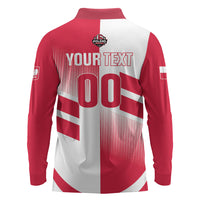 Custom Volleyball 2026 Poland 3rd Champions Long Sleeve Polo Shirt