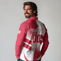 Custom Volleyball 2026 Poland 3rd Champions Long Sleeve Polo Shirt