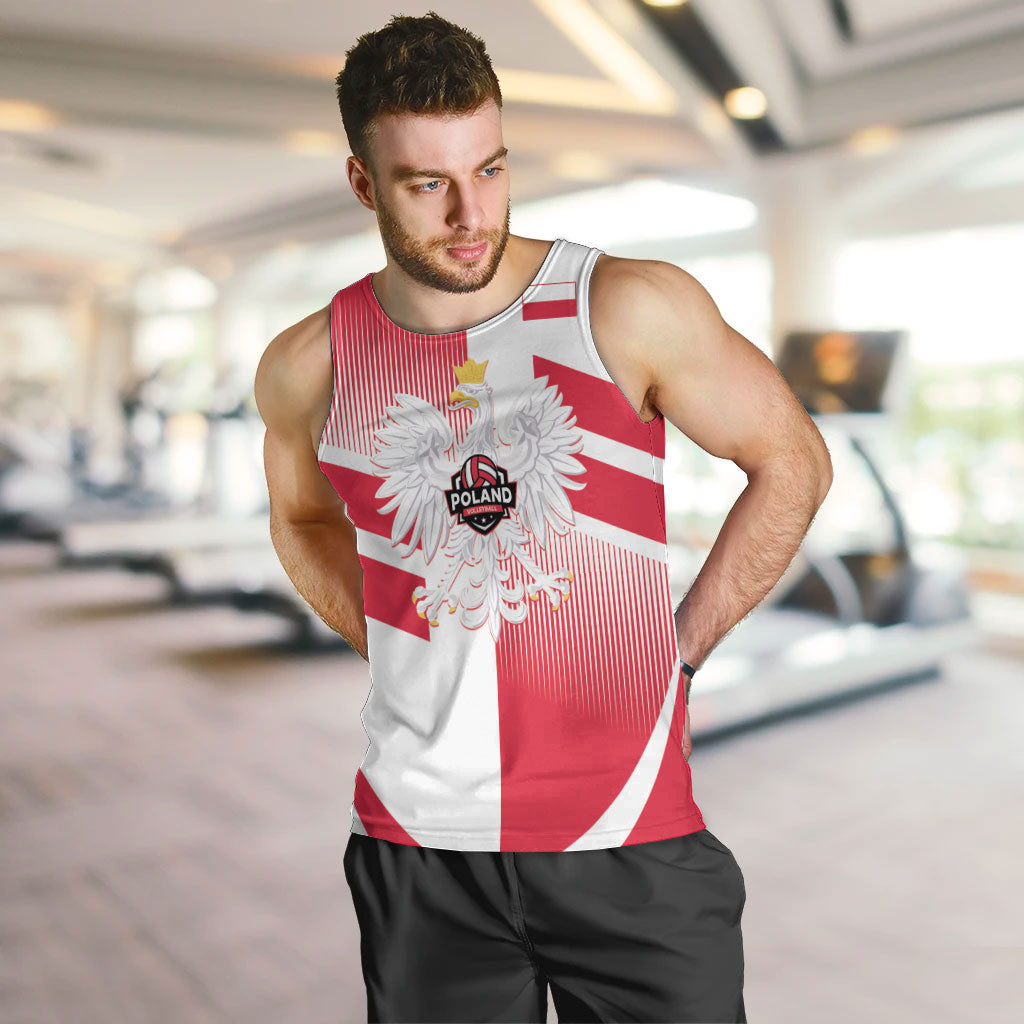 Custom Volleyball 2026 Poland 3rd Champions Men Tank Top