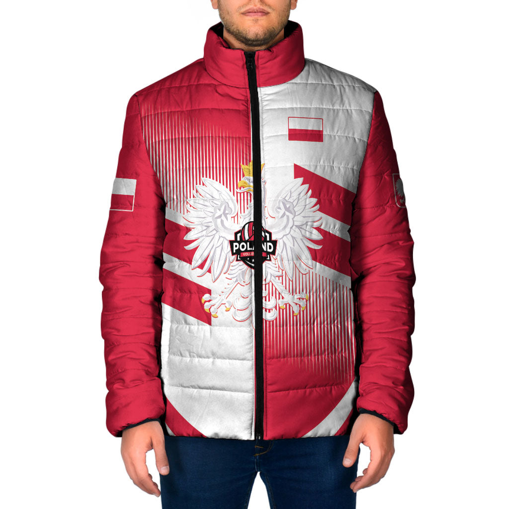 Custom Volleyball 2026 Poland 3rd Champions Padded Jacket