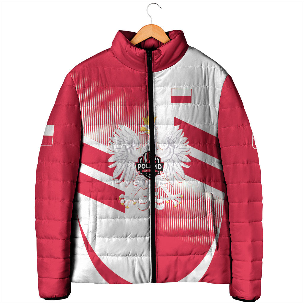 Custom Volleyball 2026 Poland 3rd Champions Padded Jacket