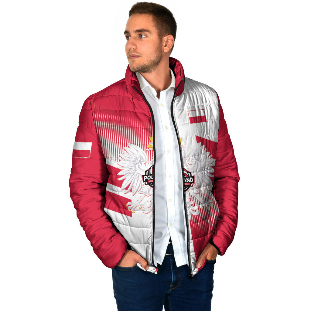 Custom Volleyball 2026 Poland 3rd Champions Padded Jacket