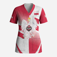 Custom Volleyball 2026 Poland 3rd Champions Scrub Top