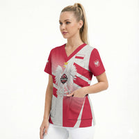 Custom Volleyball 2026 Poland 3rd Champions Scrub Top
