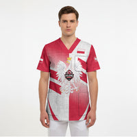 Custom Volleyball 2026 Poland 3rd Champions Scrub Top