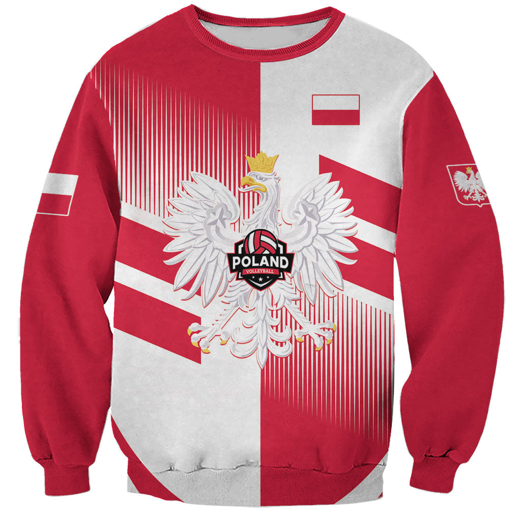 Custom Volleyball 2026 Poland 3rd Champions Sweatshirt
