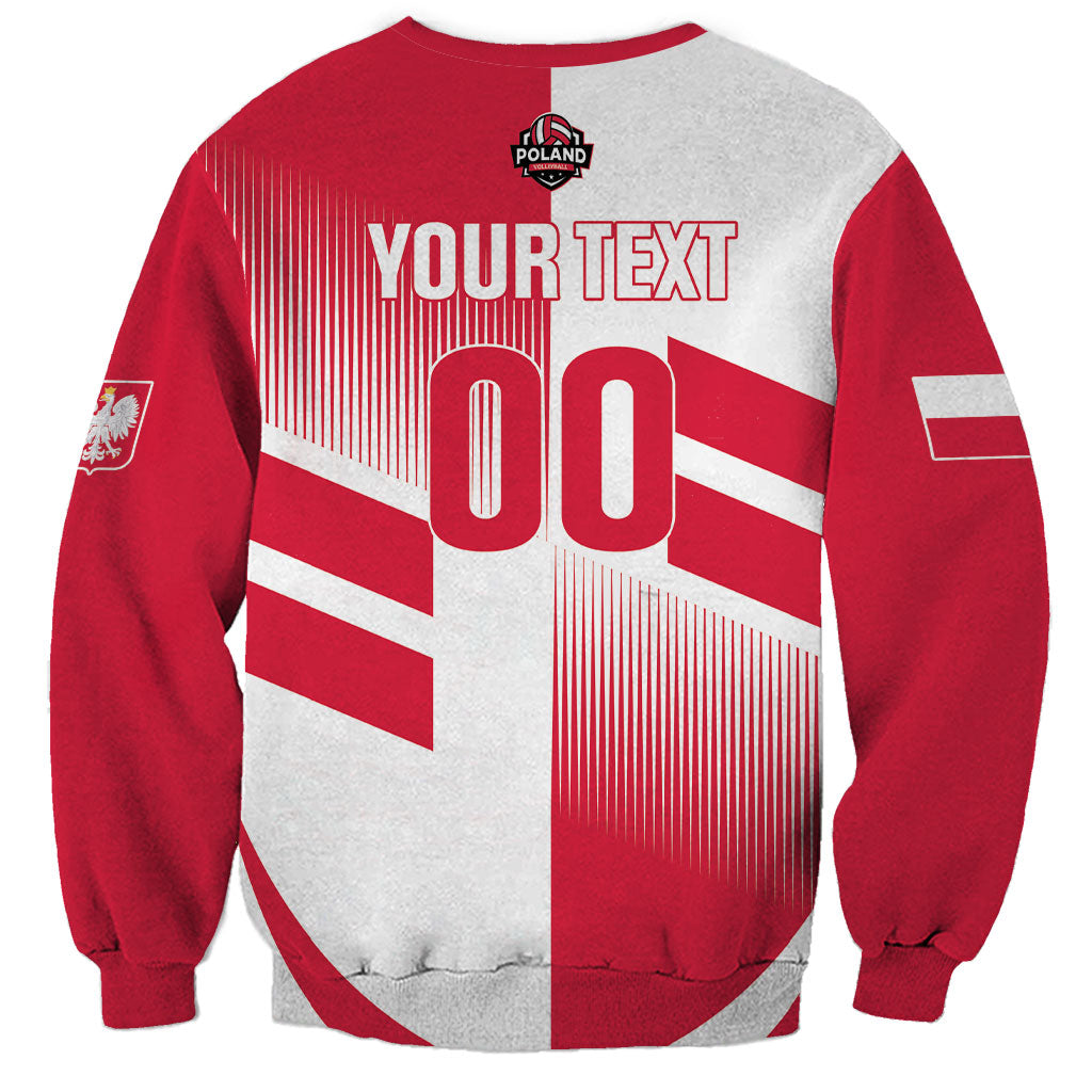 Custom Volleyball 2026 Poland 3rd Champions Sweatshirt