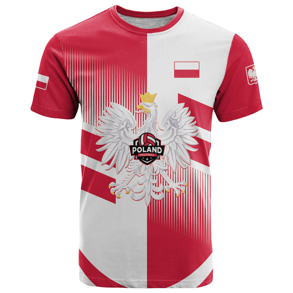 Custom Volleyball 2026 Poland 3rd Champions T Shirt