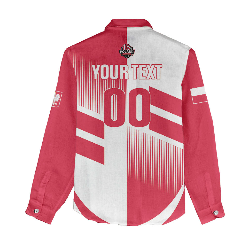 Custom Volleyball 2026 Poland 3rd Champions Women Casual Shirt