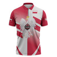 Custom Volleyball 2026 Poland 3rd Champions Zipper Polo Shirt