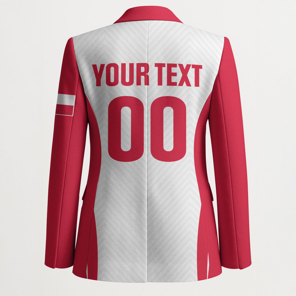Custom Poland 2026 Volleyball Blazer Polish Eagle Champions