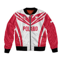 Custom Poland 2026 Volleyball Bomber Jacket Polish Eagle Champions