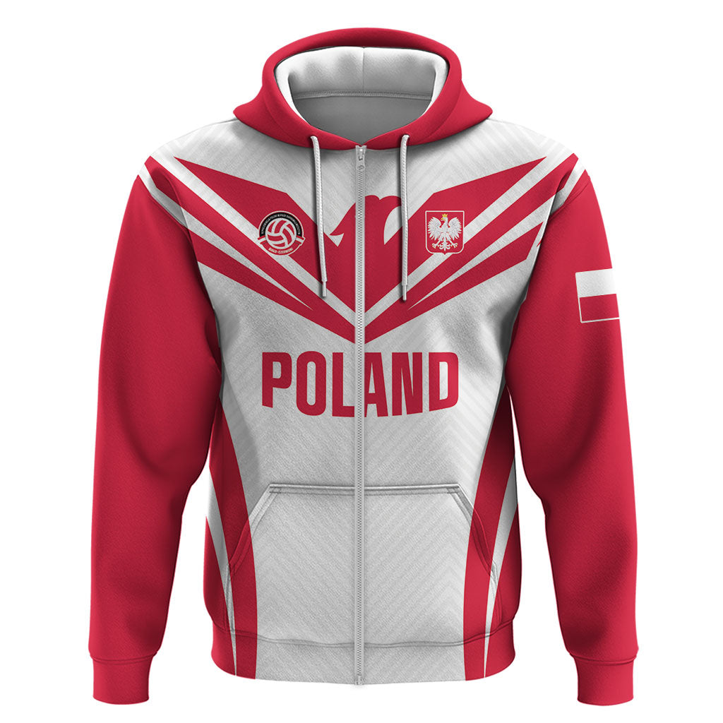 Custom Poland 2026 Volleyball Hoodie Polish Eagle Champions