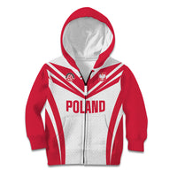 Custom Poland 2026 Volleyball Kid Hoodie Polish Eagle Champions