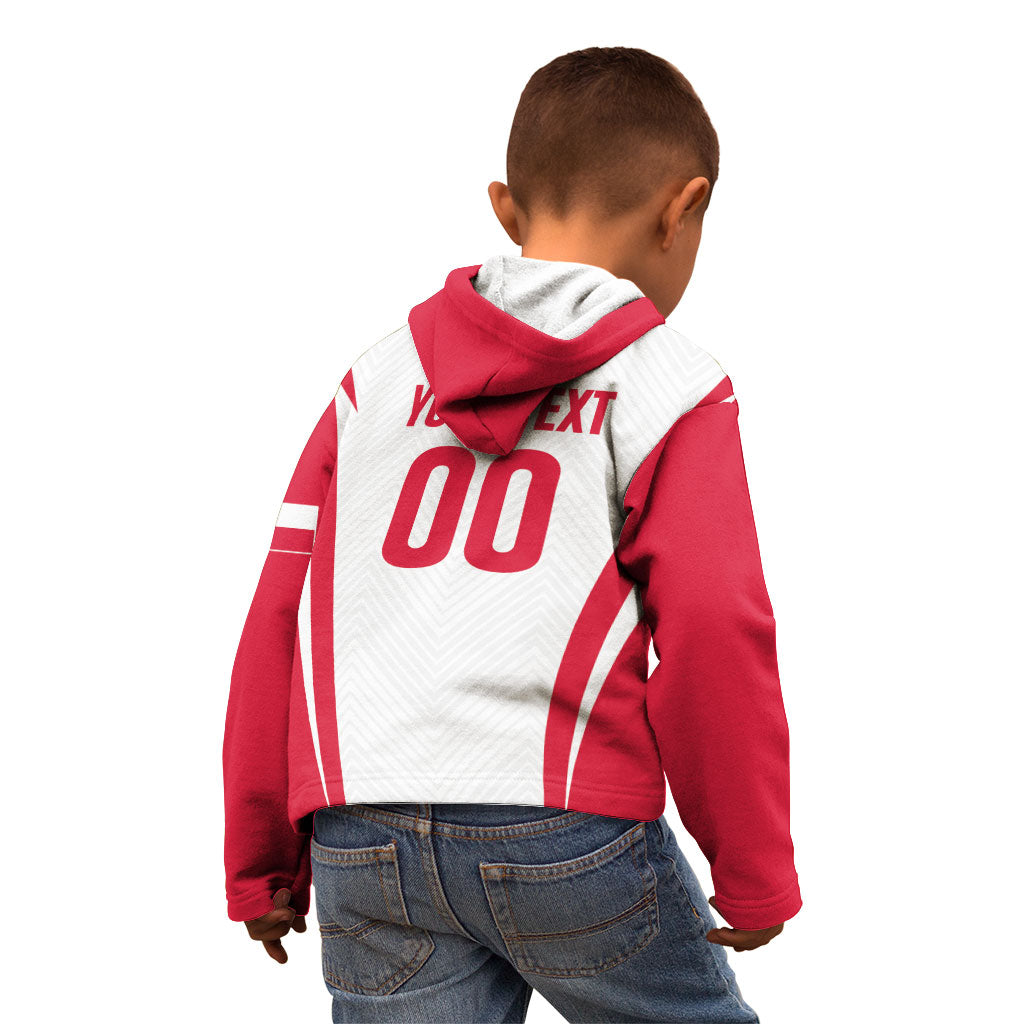 Custom Poland 2026 Volleyball Kid Hoodie Polish Eagle Champions