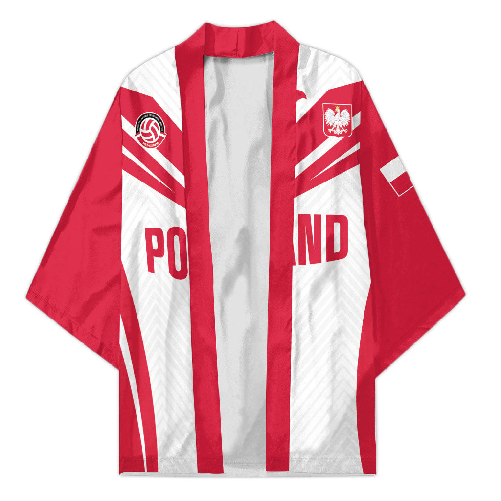 Custom Poland 2026 Volleyball Kimono Polish Eagle Champions