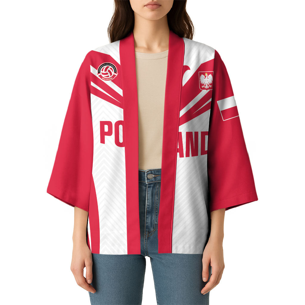 Custom Poland 2026 Volleyball Kimono Polish Eagle Champions