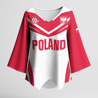 Custom Poland 2026 Volleyball Kimono Sleeve Blouse Polish Eagle Champions