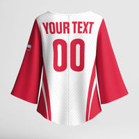 Custom Poland 2026 Volleyball Kimono Sleeve Blouse Polish Eagle Champions