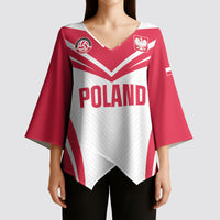 Custom Poland 2026 Volleyball Kimono Sleeve Blouse Polish Eagle Champions