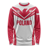 Custom Poland 2026 Volleyball Long Sleeve Shirt Polish Eagle Champions